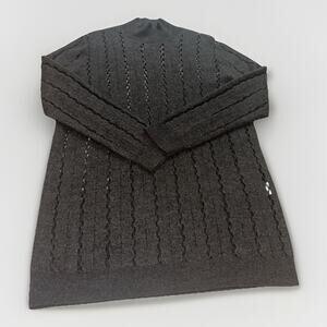 COS Women’s 100% Wool Excellent Quality and Condition Size M Sweater Grey Black